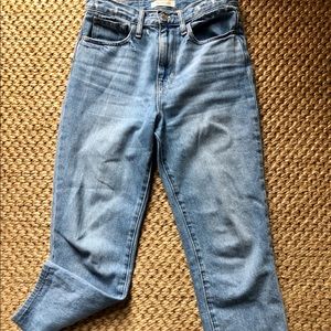 Madewell Momjean in melva wash